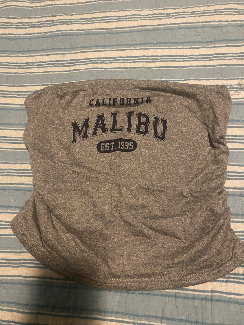 Harper Gray tube too with Malibu Graphic